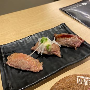 Waka Sakura - Wagyu Beef Trio - Conveyor Belt Sushi Near Me - Gardena, California