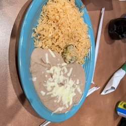 Rancho Azteca - Rice and Refried beans