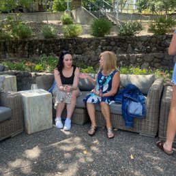 Sitting area outside