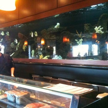 Kona Grill - Gilbert - Sushi bar with big tank in background. Very cool. - Sushi Bars Near Me - Gilbert, Arizona Kona Grill - Gilbert - Sushi bar with big tank in background. Very cool. - Sushi Bars Near Me - Gilbert, Arizona