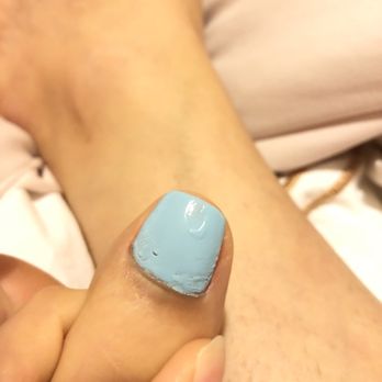 Tyson Nails & Spa - How my toes look after being home for 2 hours. (Haven't put socks or shoes on) Worst nail polish job I've ever had. - Waxing Near Me - Lynwood, California Tyson Nails & Spa - How my toes look after being home for 2 hours. (Haven't put socks or shoes on) Worst nail polish job I've ever had. - Waxing Near Me - Lynwood, California
