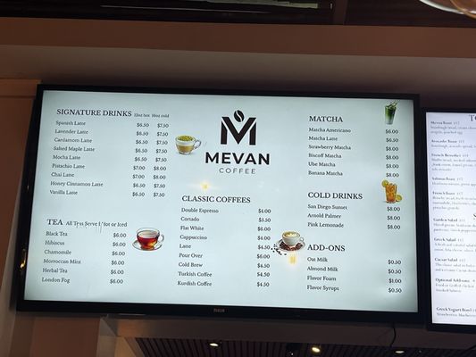Menu photo 4 Mevan Coffee& Breakfast San Diego, CA