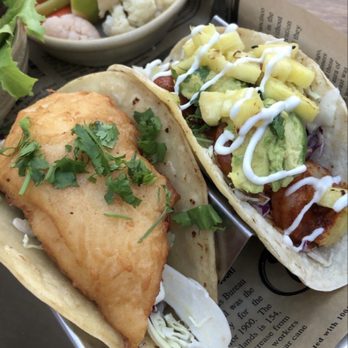 Pacific Catch - Taco Traditional Baja & Taco Guajillo Shrimp - Seafood Near Me - San Francisco, California