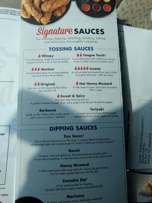Menu photo 4 Zaxbys Cibolo, TX