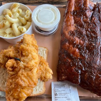 The Cookshack - Ribs 1/2 Rack and 2 Tenders - Chicken Shop Near Me - Spring, Texas