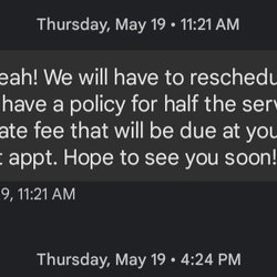 Right there she says policy is pay for half the service