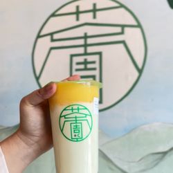 Cha Yuan - Mango Slush Cheese Foam (with tapioca pearls)