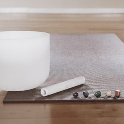 Meredith Whole Living Center - Crystal singing bowls allow your yoga practice to be enhanced with vibrational sound! Come try it out!