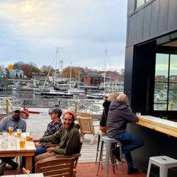 Blue Barren Distillery + Restaurant - Deck bar
