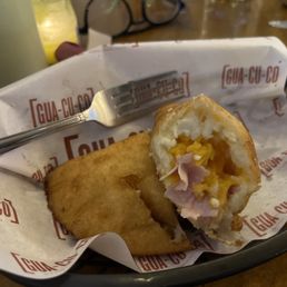 Ham and cheese empanada
