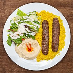 #2 Kafta Kebab Plate