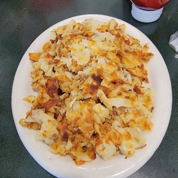 Flappy Jack's Pancake House - Hashbrowns left untouched. - Pancakes Near Me - Orange, California
