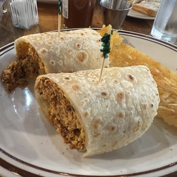 Camila's Breakfast Cafe - Gf chorizo breakfast burrito. - Breakfast & Brunch Near Me - Forest Grove, Oregon Camila's Breakfast Cafe - Gf chorizo breakfast burrito. - Breakfast & Brunch Near Me - Forest Grove, Oregon