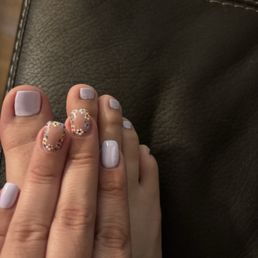 Pedi by Mia and Mani by Queen. Pedi by Mia and Mani by Queen.