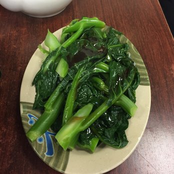 Clay Pot Cafe - Gai Lan (Chinese Broccoli) - Cantonese Near Me - Boston, Massachusetts