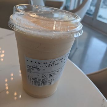 Qargo Coffee - Mango Dreamsicle smoothie - Coffee & Tea Near Me - Fountain Valley, California Qargo Coffee - Mango Dreamsicle smoothie - Coffee & Tea Near Me - Fountain Valley, California