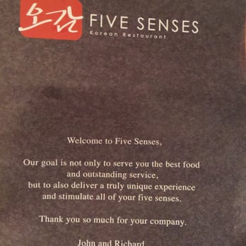 Five Senses - Outstanding service is one of their goals?? - Korean Near Me - New York, New York
