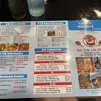 Lucky Noodle - We got so excited for the handmade and hand pulled noodles :D ! - Asian Fusion Near Me - San Antonio, Texas Lucky Noodle - We got so excited for the handmade and hand pulled noodles :D ! - Asian Fusion Near Me - San Antonio, Texas