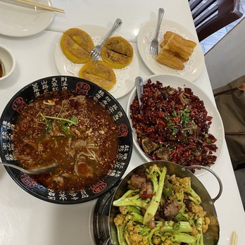 Yummy Szechuan - 水煮牛肉,辣子鸭,腊肉炒花菜,南瓜饼,油条 - Szechuan Near Me - Millbrae, California Yummy Szechuan - 水煮牛肉,辣子鸭,腊肉炒花菜,南瓜饼,油条 - Szechuan Near Me - Millbrae, California