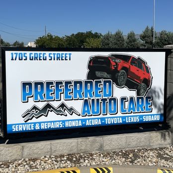 Preferred Auto Care - Signage - Auto Repair Near Me - Sparks, Nevada Preferred Auto Care - Signage - Auto Repair Near Me - Sparks, Nevada