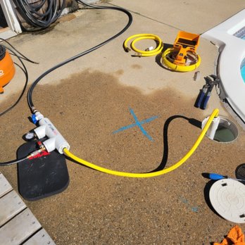 Oscar's Leak Detection - X marks the location of the skimmer leak. - Pool & Hot Tub Service Near Me - Manteo, North Carolina Oscar's Leak Detection - X marks the location of the skimmer leak. - Pool & Hot Tub Service Near Me - Manteo, North Carolina