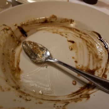Francesca's On Chestnut - Left over of burrata salad .. We wiped the plate with the complimentary bread - Italian Near Me - Chicago, Illinois