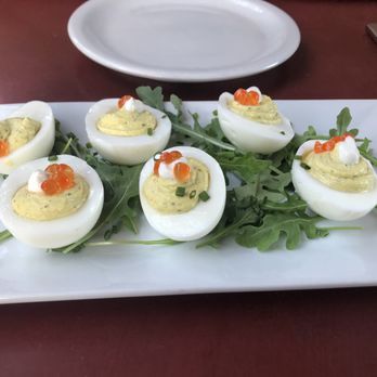 ROUX - Deviled eggs - Tapas/Small Plates Near Me - Carmel Valley, California ROUX - Deviled eggs - Tapas/Small Plates Near Me - Carmel Valley, California