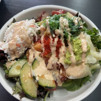 Satomi - Salmon and tuna poke - Japanese Near Me - Tracy, California