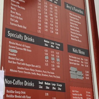 Arvy's Coffee - Coffee Menu - Coffee & Tea Near Me - Milwaukie, Oregon
