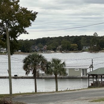 Na'cho Margarita - View from the deck over the lake - Mexican Near Me - Prosperity, South Carolina
