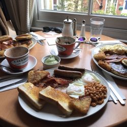 Chambers Coffee Bar - Big British Breakfast and 2 Big American Breakfasts