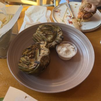 Father's Office - Grilled Artichoke - Burgers Near Me - Santa Monica, California Father's Office - Grilled Artichoke - Burgers Near Me - Santa Monica, California