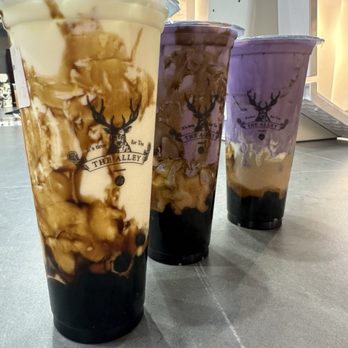 The Alley - Brown Sugar Deerioca Creme Brulee Milk Ube Taro Brown Sugar Deerioca Ube Milk Tea - Coffee & Tea Near Me - Fontana, California The Alley - Brown Sugar Deerioca Creme Brulee Milk Ube Taro Brown Sugar Deerioca Ube Milk Tea - Coffee & Tea Near Me - Fontana, California