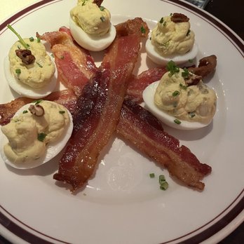 Carlyle - Deviled Eggs With Spiced Pecans & Sugar Cured Bacon - New American Near Me - Arlington, Virginia