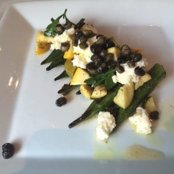 Herbsaint - This is the okra and field pea salad. The field peas are slightly crunchy. Amazing. - French Near Me - New Orleans, Louisiana Herbsaint - This is the okra and field pea salad. The field peas are slightly crunchy. Amazing. - French Near Me - New Orleans, Louisiana