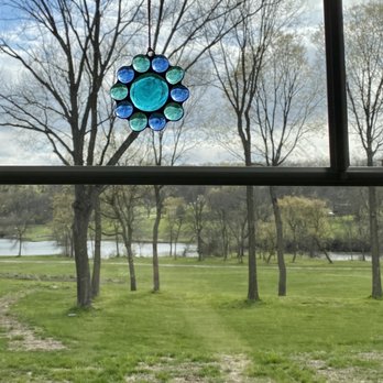 Painted Light Stained Glass - Home Decor Near Me - Omaha, Nebraska