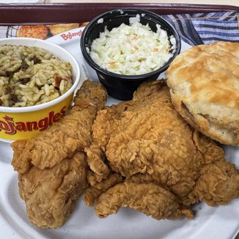 Bojangles - 2 piece Leg & Thigh with coleslaw and dirty rice ($8.29) - Southern Near Me - Cornelius, North Carolina Bojangles - 2 piece Leg & Thigh with coleslaw and dirty rice ($8.29) - Southern Near Me - Cornelius, North Carolina