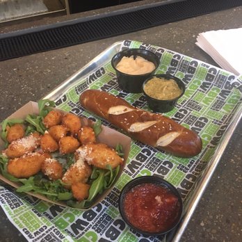 Community Beer Works - Fried cheese and pretzels - Breweries Near Me - Buffalo, New York