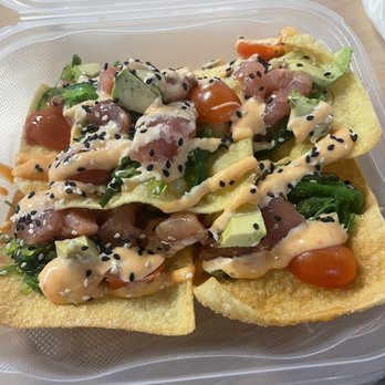 The Fish Joint - Ahi Tuna Nachos - Seafood Near Me - Coconut Creek, Florida
