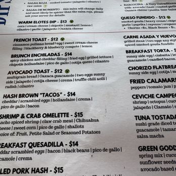 Barcocina - Menu - Bars Near Me - Baltimore, Maryland Barcocina - Menu - Bars Near Me - Baltimore, Maryland