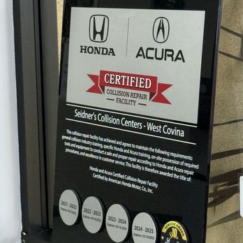 Seidner's Collision Center - Honda and Acura certified - Body Shops Near Me - West Covina, California Seidner's Collision Center - Honda and Acura certified - Body Shops Near Me - West Covina, California