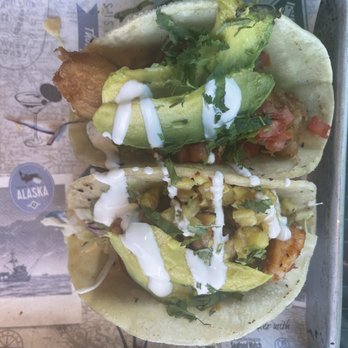 Pacific Catch - Cabo Shrimp Taco (top) and Guajillo Taco (bottom)....both tacos are a la carte. - Seafood Near Me - Dublin, California Pacific Catch - Cabo Shrimp Taco (top) and Guajillo Taco (bottom)....both tacos are a la carte. - Seafood Near Me - Dublin, California