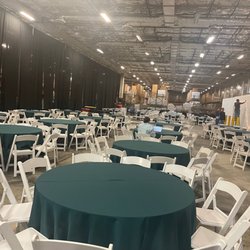Table and chair setup