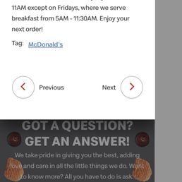 It says here on their website they serve until 11:30 on fridays so why are we only able to order lunch at 10:30 am It says here on their website they serve until 11:30 on fridays so why are we only able to order lunch at 10:30 am