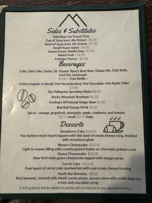 Menu photo 4 Dillon Dam Brewery Dillon, CO Menu photo 4 Dillon Dam Brewery Dillon, CO