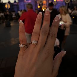 They matched my Disney and Belle engagement ring!