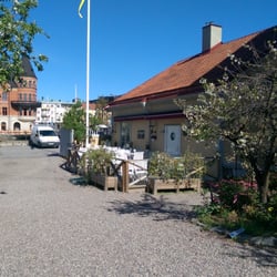 Café Tingsgården - View from the back, a good place to sit if you ask me.