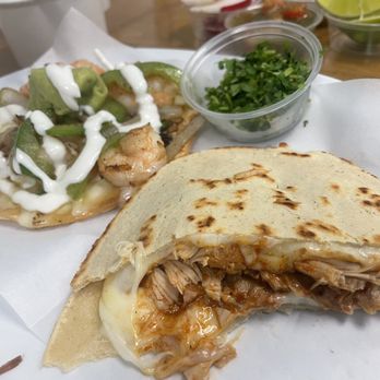 Adobo Taco Grill - Corn quesadilla with chicken - Tacos Near Me - Lakewood, California
