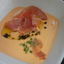 Sopa Frita - Segundo entrante : salmorejo