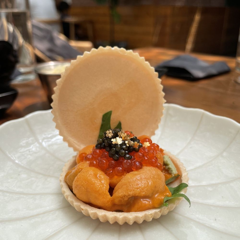 Sushi Lab Rooftop - Uni macaron - Japanese Near Me - New York, New York